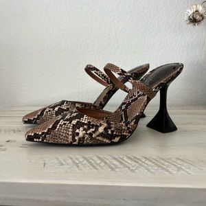 Jeffery Campbell snake skin heels